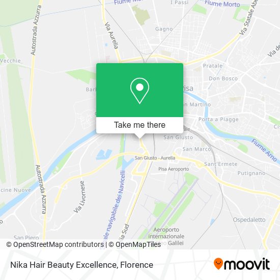Nika Hair Beauty Excellence map