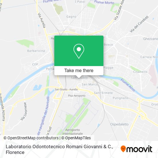 Laboratorio Odontotecnico Romani Giovanni & C. map