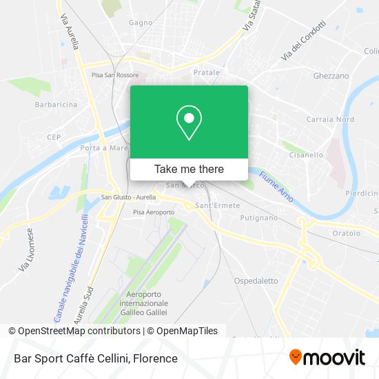 Bar Sport Caffè Cellini map