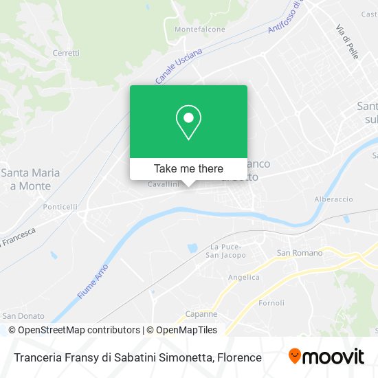 Tranceria Fransy di Sabatini Simonetta map