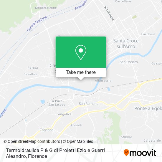 Termoidraulica P & G di Proietti Ezio e Guerri Aleandro map