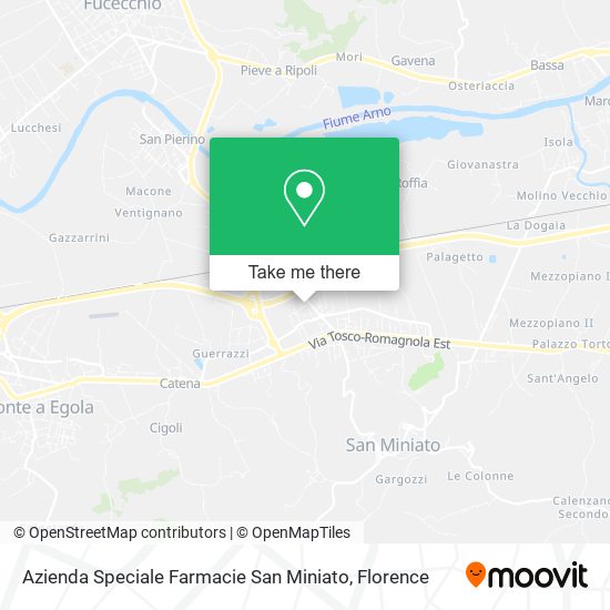 Azienda Speciale Farmacie San Miniato map