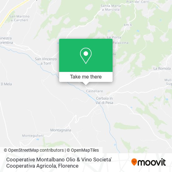 Cooperative Montalbano Olio & Vino Societa' Cooperativa Agricola map