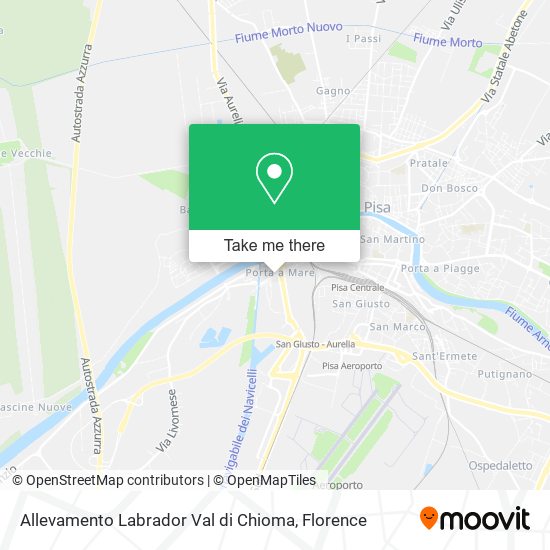 Allevamento Labrador Val di Chioma map