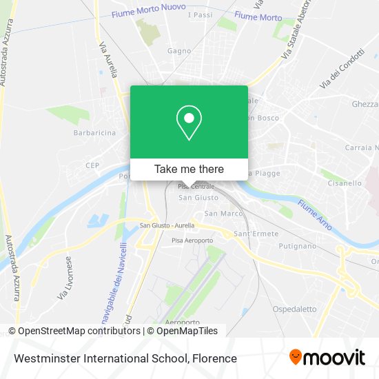 Westminster International School map