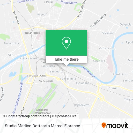 Studio Medico Dottcarta Marco map