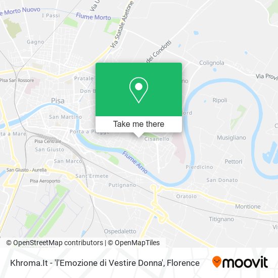 Khroma.It - 'l'Emozione di Vestire Donna' map