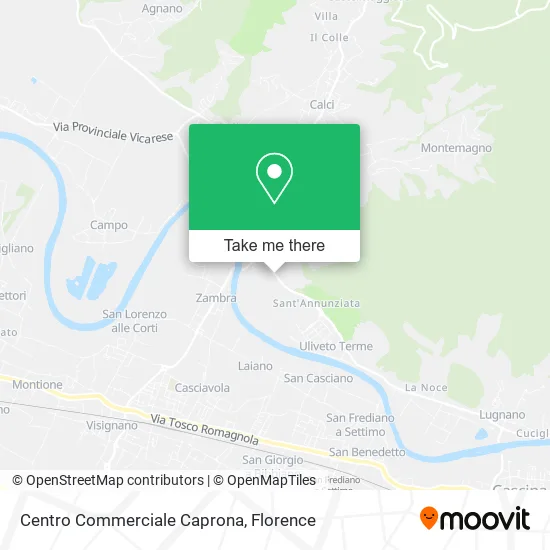 Centro Commerciale Caprona map