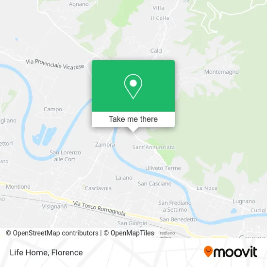 Life Home map
