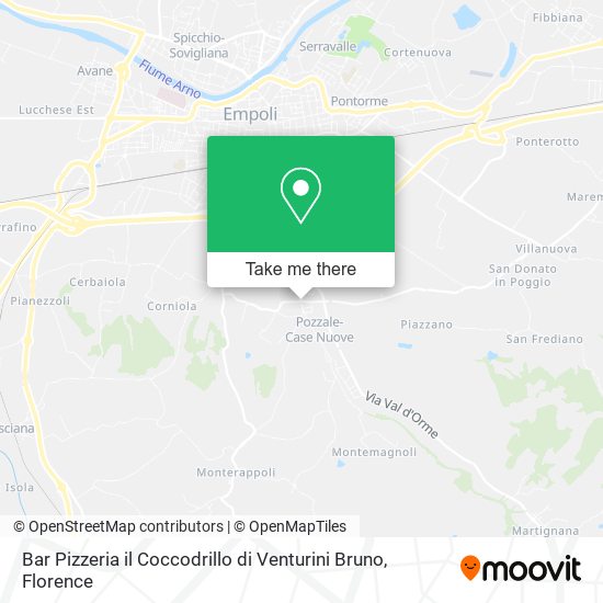 Bar Pizzeria il Coccodrillo di Venturini Bruno map
