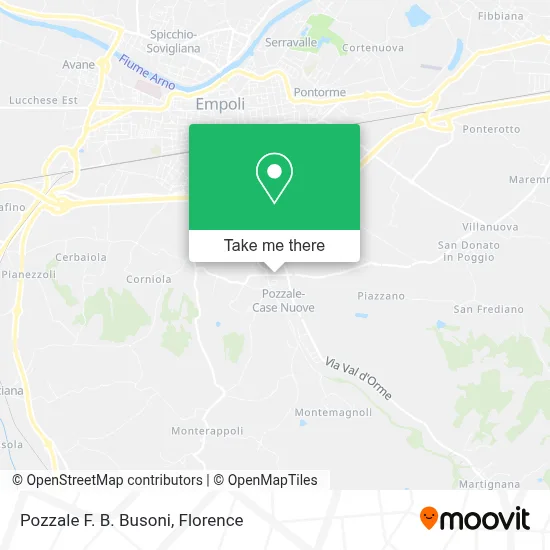 Pozzale F. B. Busoni map