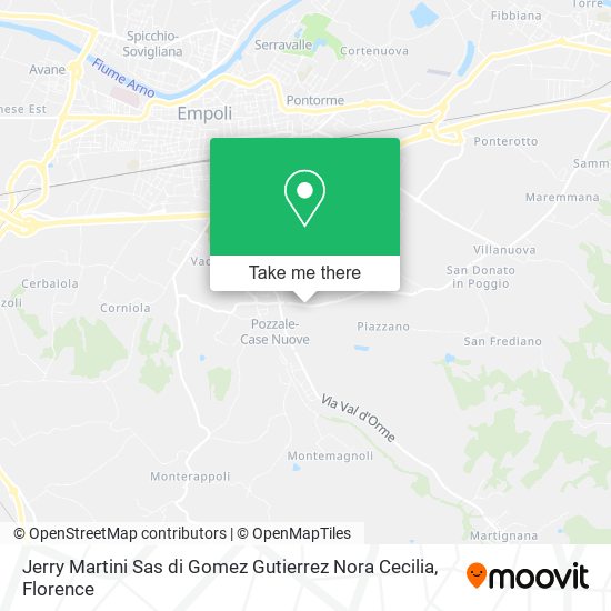 Jerry Martini Sas di Gomez Gutierrez Nora Cecilia map