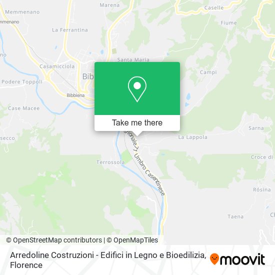 Arredoline Costruzioni - Edifici in Legno e Bioedilizia map