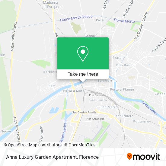 Anna Luxury Garden Apartment map