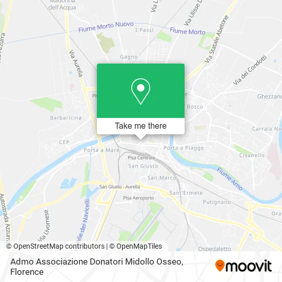 Admo Associazione Donatori Midollo Osseo map