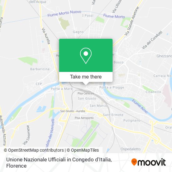 Unione Nazionale Ufficiali in Congedo d'Italia map