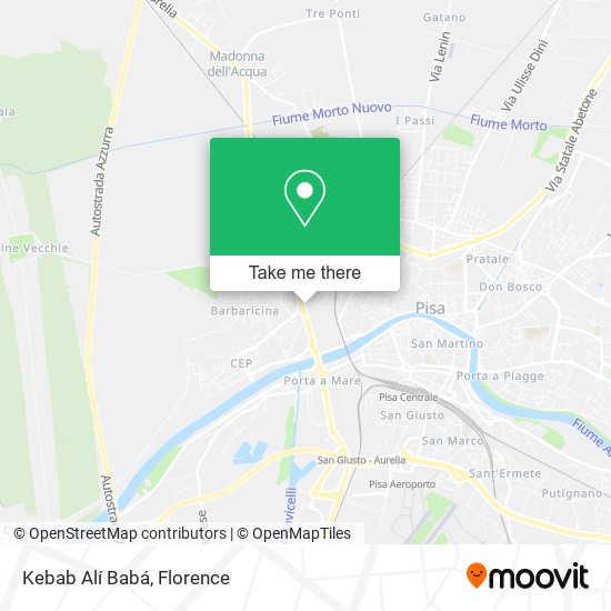 Kebab Alí Babá map