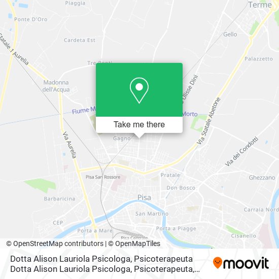 Dotta Alison Lauriola Psicologa, Psicoterapeuta Dotta Alison Lauriola Psicologa, Psicoterapeuta map