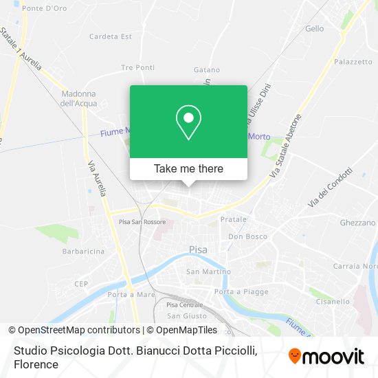 Studio Psicologia Dott. Bianucci Dotta Picciolli map