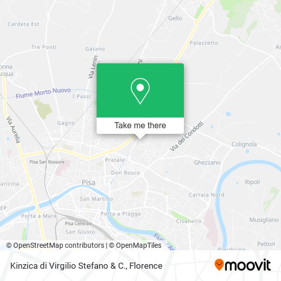 Kinzica di Virgilio Stefano & C. map
