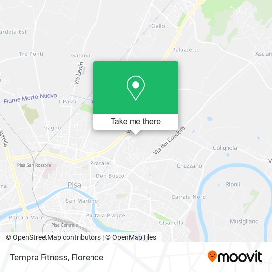 Tempra Fitness map