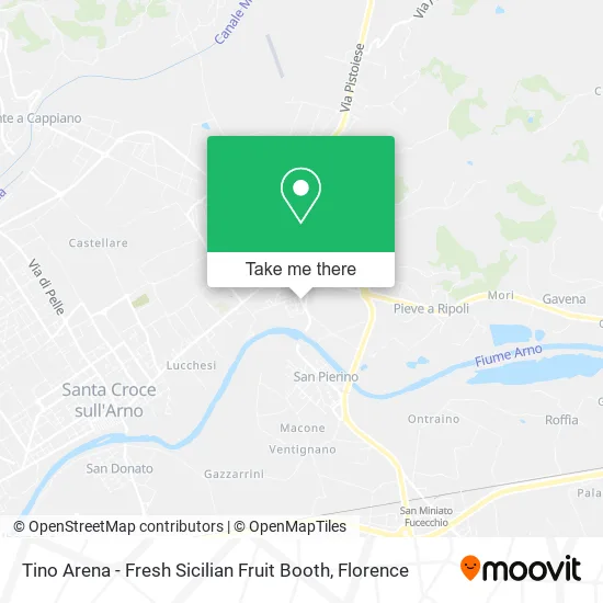 Tino Arena - Fresh Sicilian Fruit Booth map