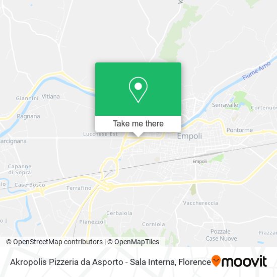 Akropolis Pizzeria da Asporto - Sala Interna map