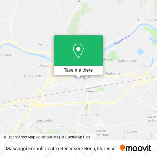 Massaggi Empoli Centro Benessere Rosa map
