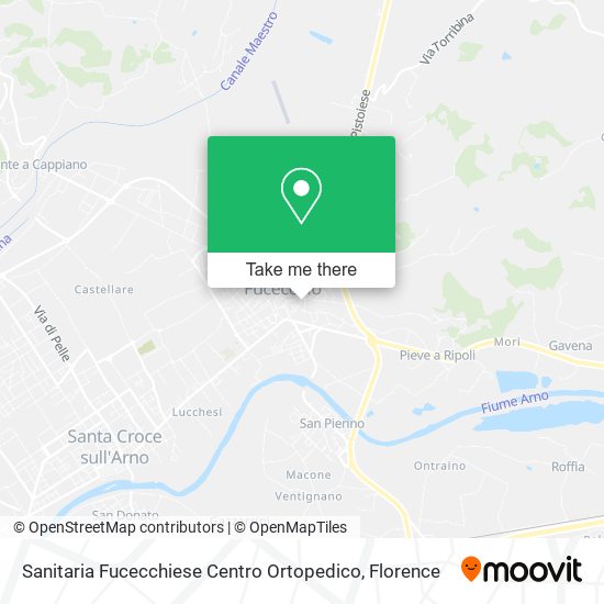 Sanitaria Fucecchiese Centro Ortopedico map
