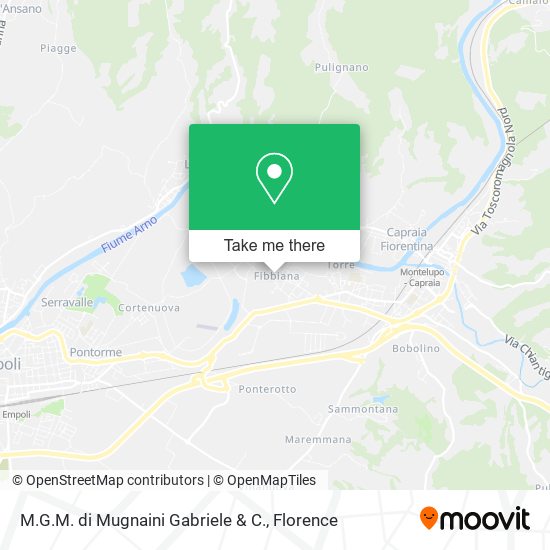M.G.M. di Mugnaini Gabriele & C. map