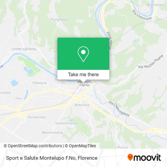 Sport e Salute Montelupo F.No map