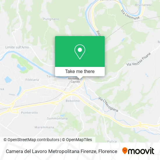 Camera del Lavoro Metropolitana Firenze map