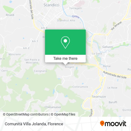 Comunità Villa Jolanda map