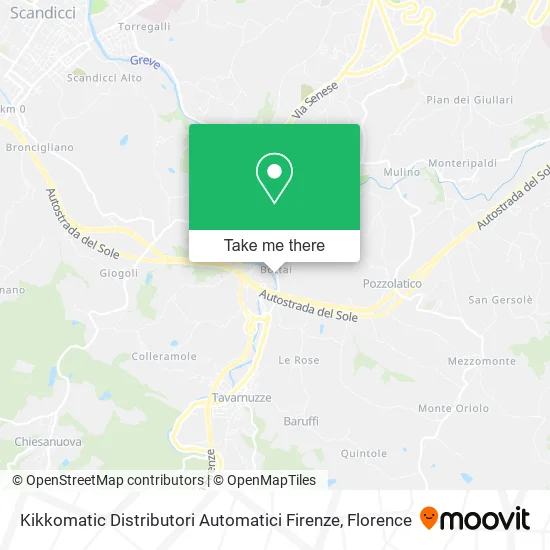Kikkomatic Distributori Automatici Firenze map