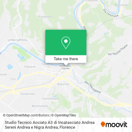 Studio Tecnico Aociato A3 di Incatasciato Andrea Sereni Andrea e Nigra Andrea map