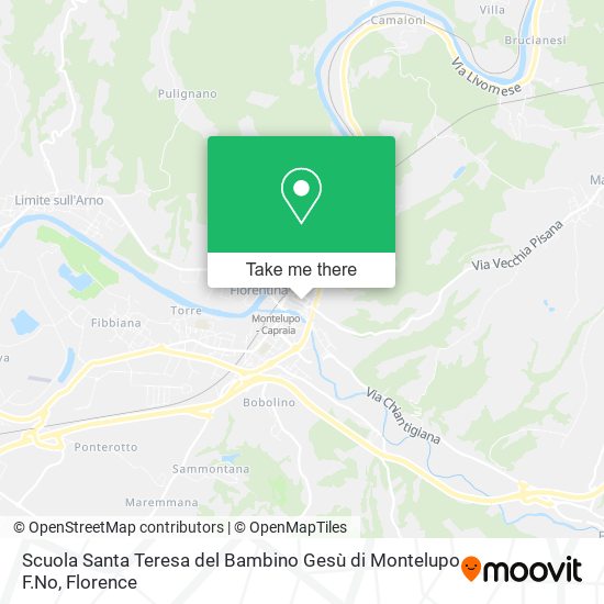 Scuola Santa Teresa del Bambino Gesù di Montelupo F.No map