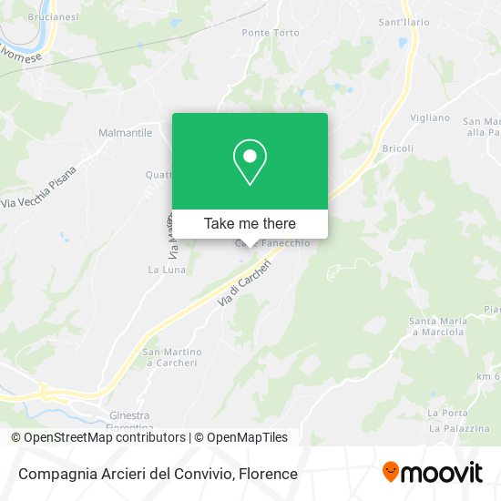 Compagnia Arcieri del Convivio map