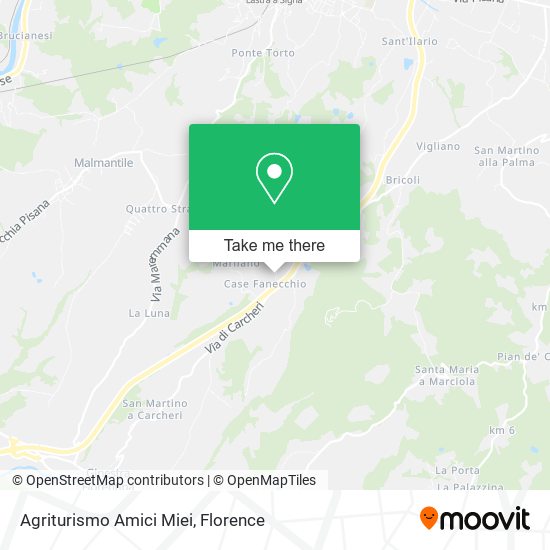 Agriturismo Amici Miei map