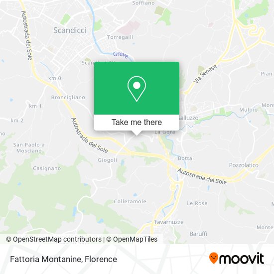 Fattoria Montanine map