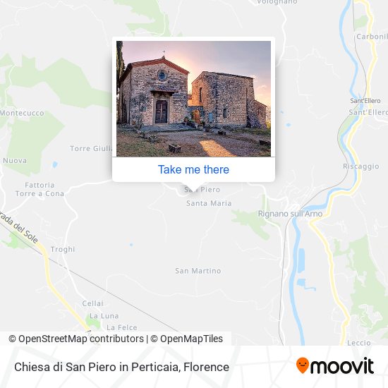 Chiesa di San Piero in Perticaia map