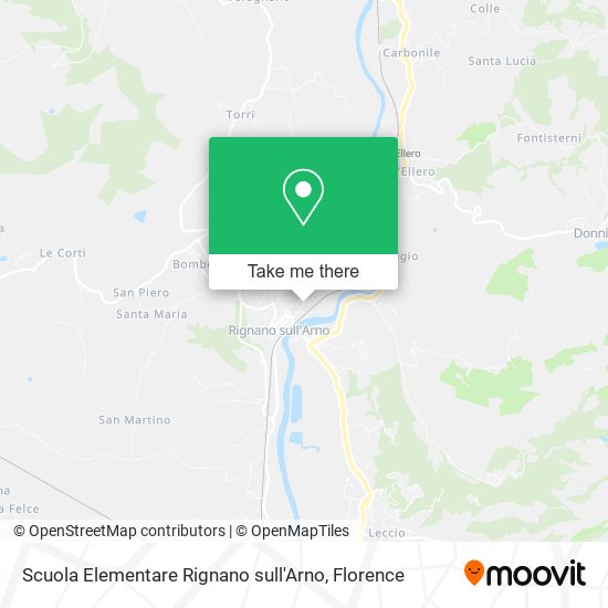 Scuola Elementare Rignano sull'Arno map