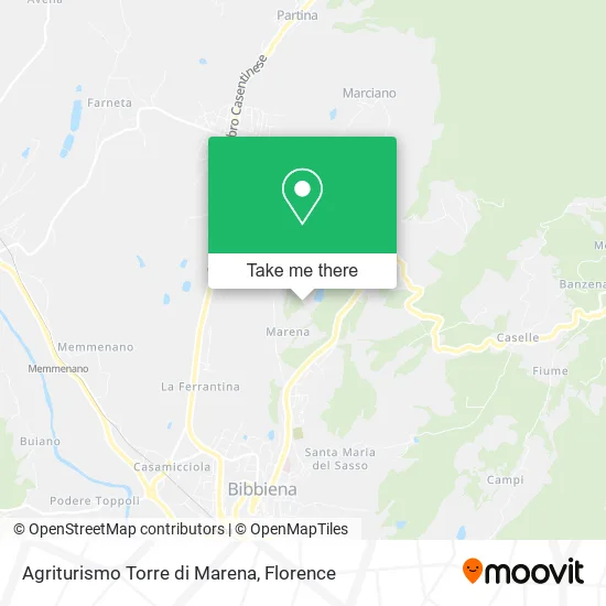 Agriturismo Torre di Marena map