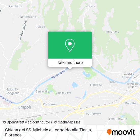 Chiesa dei SS. Michele e Leopoldo alla Tinaia map
