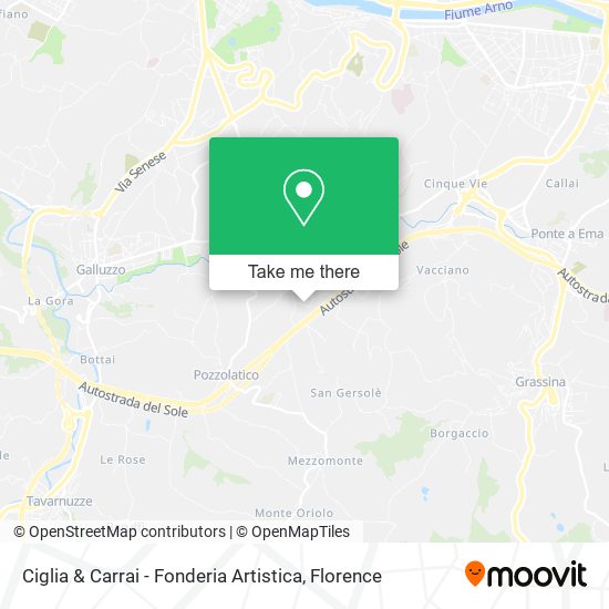 Ciglia & Carrai - Fonderia Artistica map