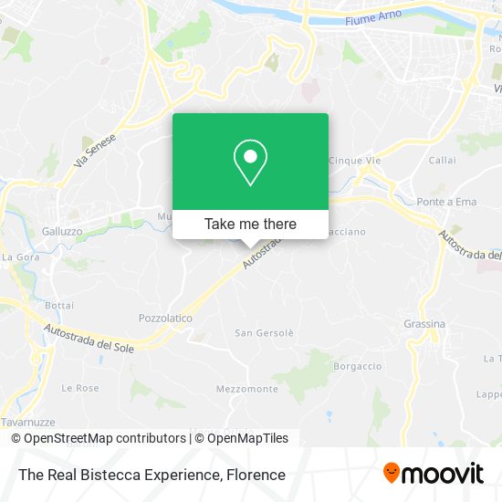 The Real Bistecca Experience map