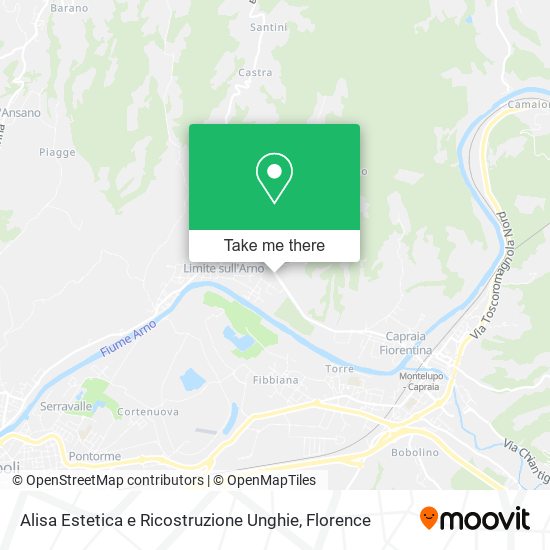 Alisa Estetica e Ricostruzione Unghie map