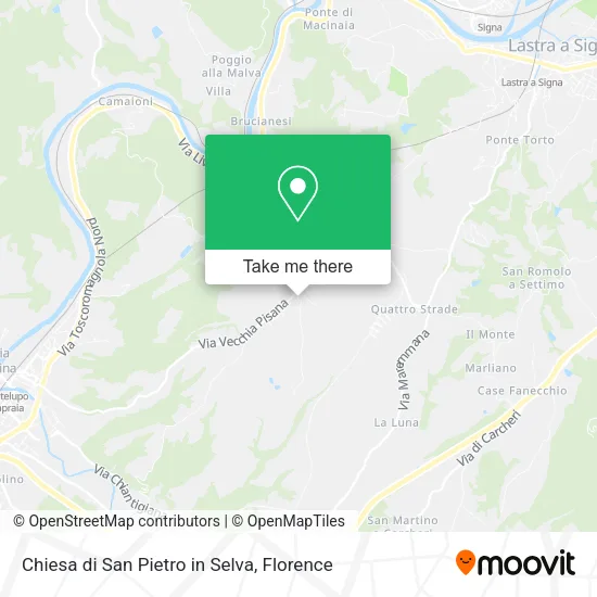 Chiesa di San Pietro in Selva map