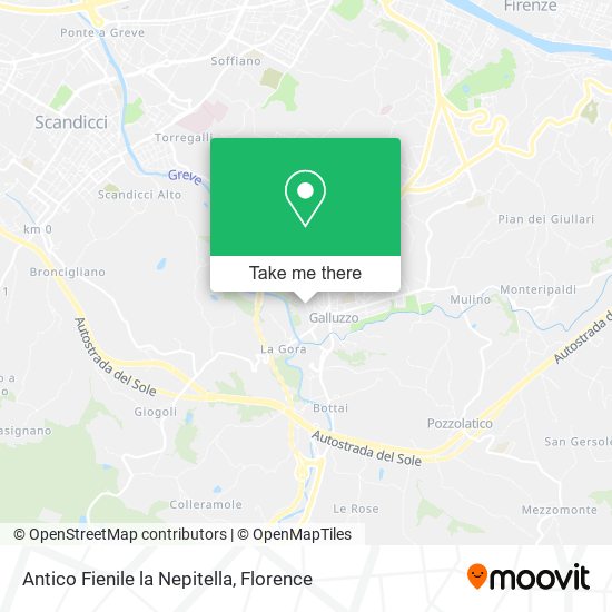 Antico Fienile la Nepitella map