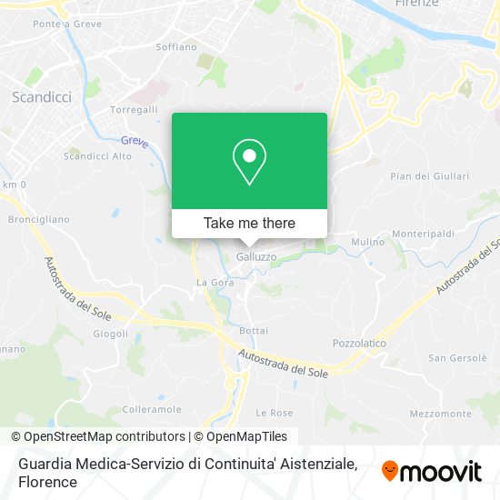 Guardia Medica-Servizio di Continuita' Aistenziale map