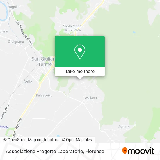 Associazione Progetto Laboratorio map